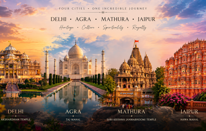 Delhi - Agra - Mathura - Jaipur